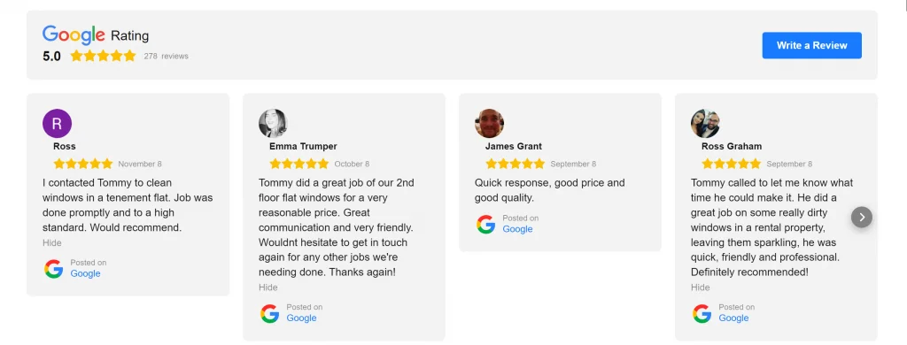 WINDOW CLEANER EDINBURGH